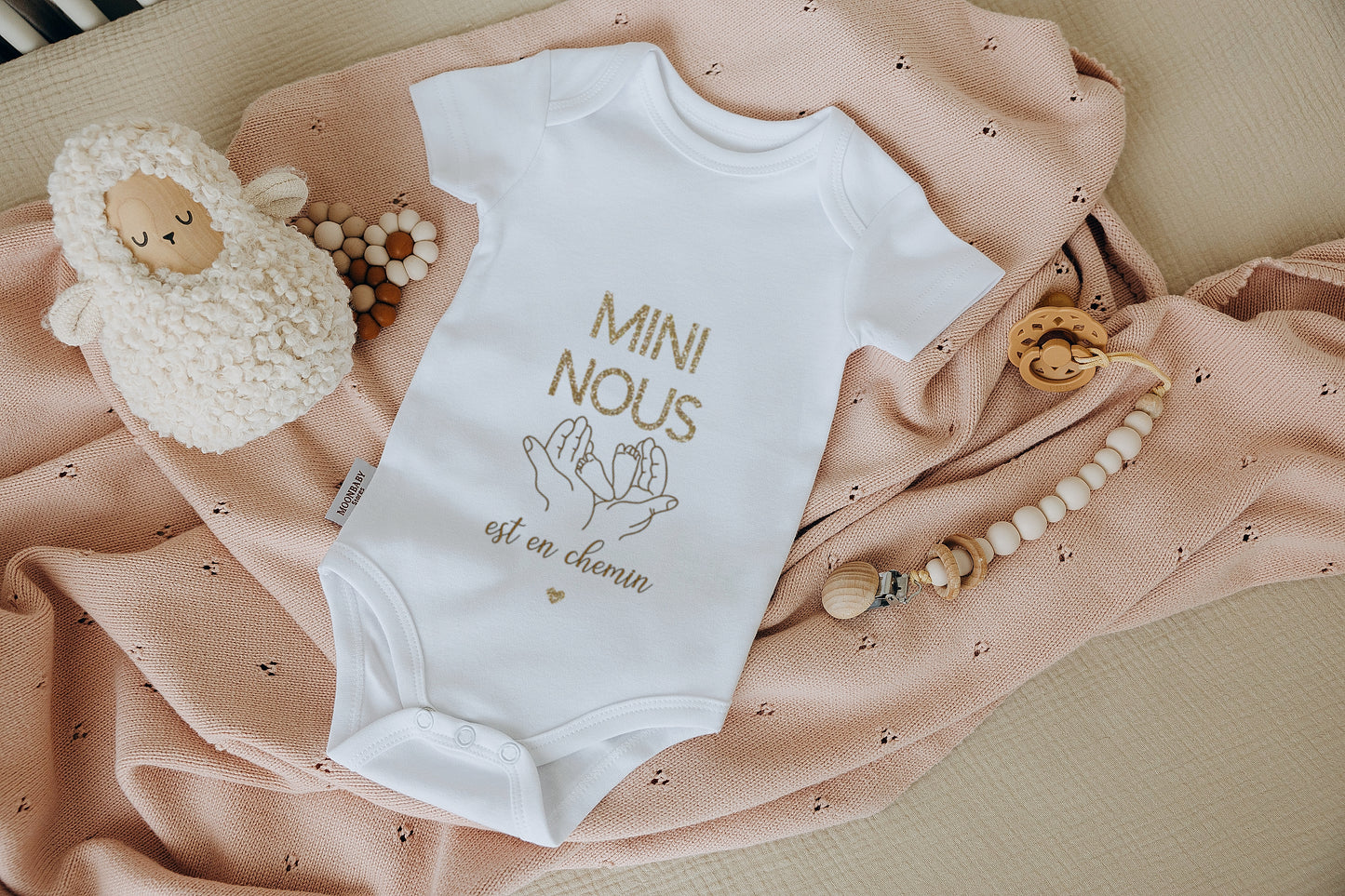 " Mini Nous est en chemin" (1) - Body annonce grossesse