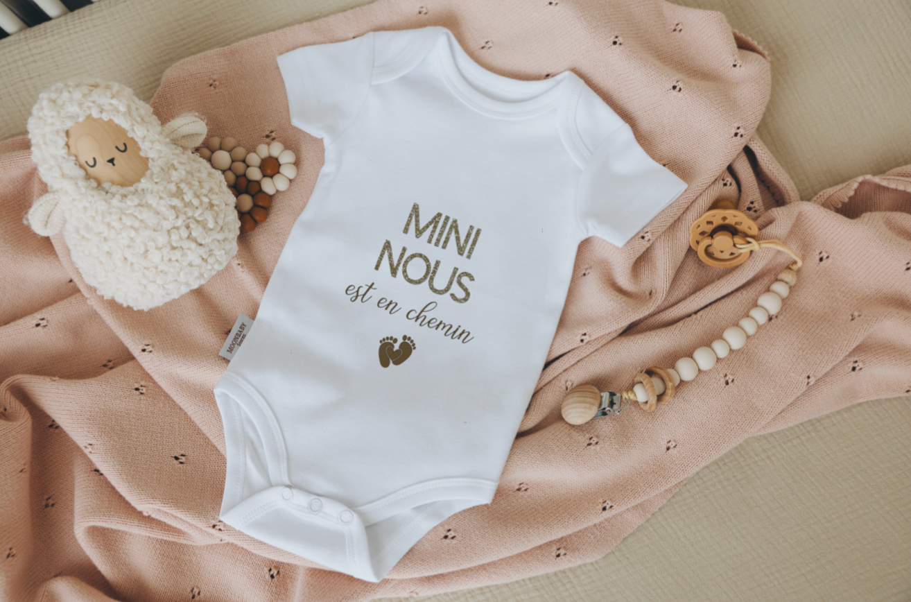 "Mini nous est en chemin" (2) - Body annonce grossesse