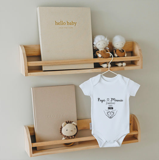 " Papi Mamie J'arrive en 2026 " body annonce grossesse