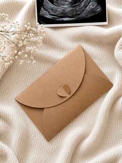 Enveloppe Surprise Floral - Annonce de Grossesse